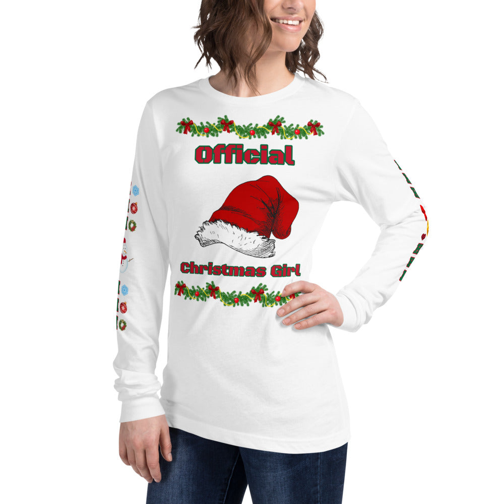 Official Christmas Girl - Unisex Long Sleeve Tee