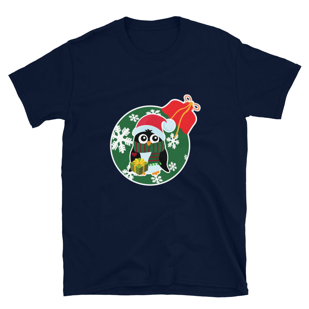 Christmas - Penguin - Short-Sleeve Unisex T-Shirt