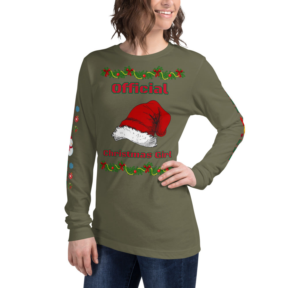Official Christmas Girl - Unisex Long Sleeve Tee