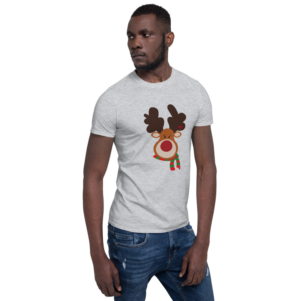 Reindeer - Christmas - Short-Sleeve Unisex T-Shirt