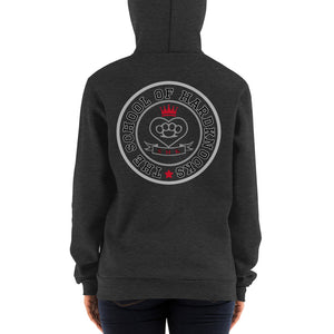 The School Of HardKnocks Emblem Grey Font Hoodie