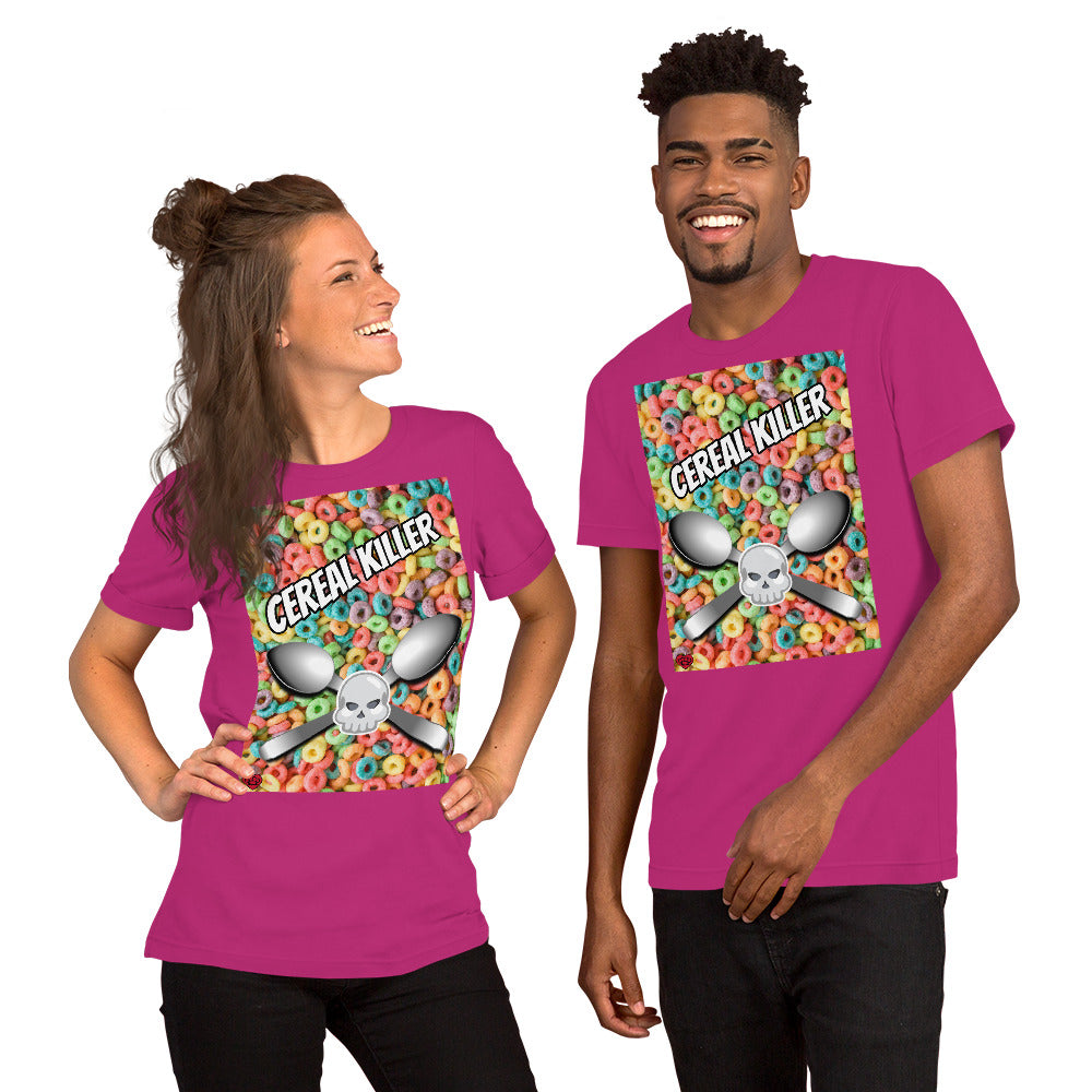 Cereal Killer - BRIGHT COLORS - Short-Sleeve Unisex T-Shirt
