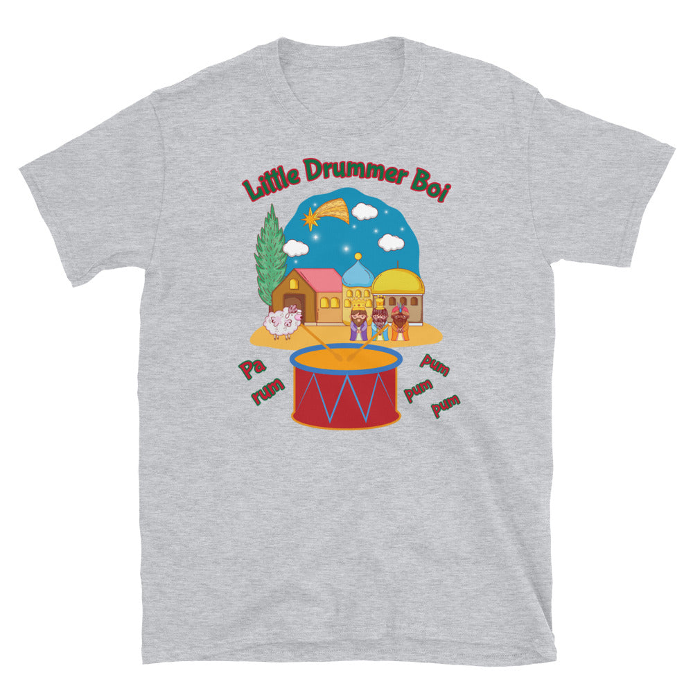 Christmas - Little drummer Boi (Nativity) - Short-Sleeve Unisex T-Shirt