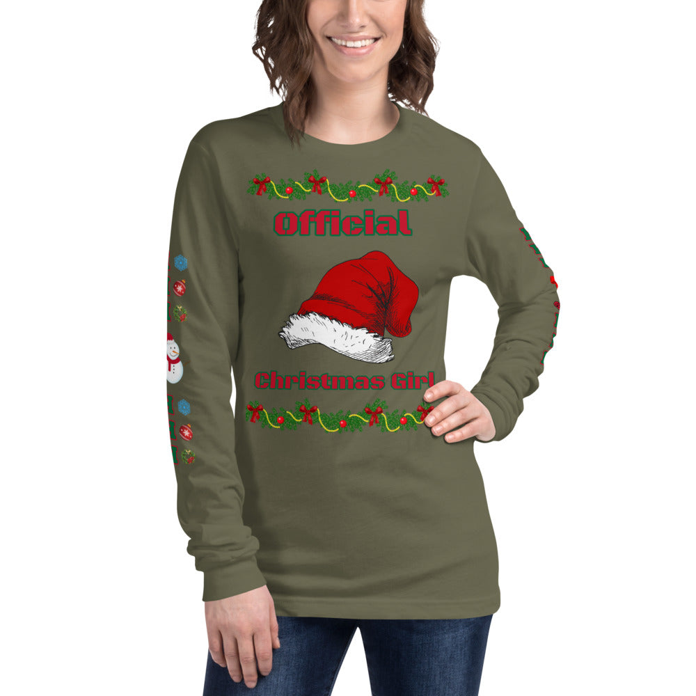 Official Christmas Girl - Unisex Long Sleeve Tee