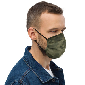 Green Camo Premium face mask
