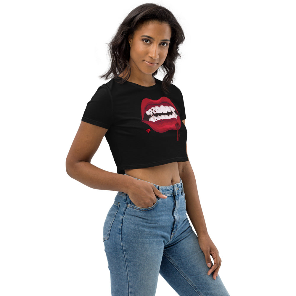 Pretty Mouth - Organic Crop Top
