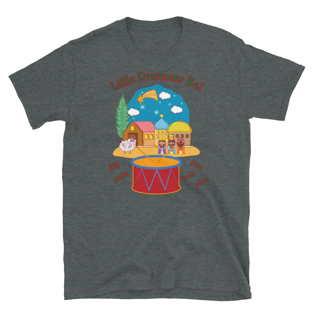 Christmas - Little drummer Boi (Nativity) - Short-Sleeve Unisex T-Shirt