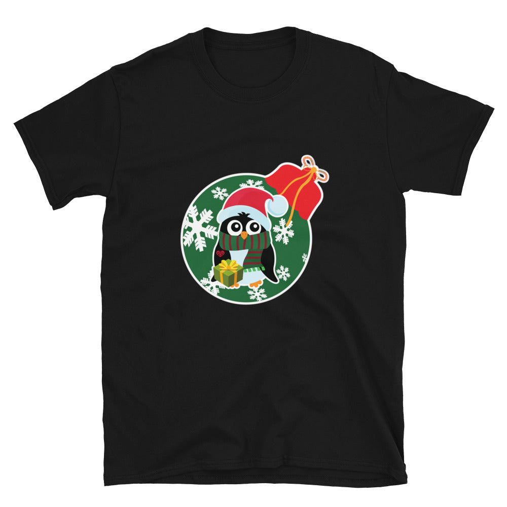 Christmas - Penguin - Short-Sleeve Unisex T-Shirt