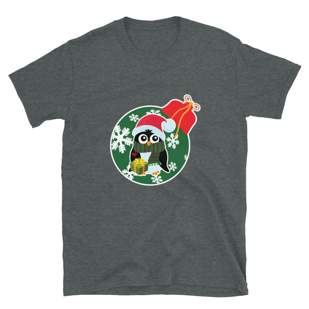 Christmas - Penguin - Short-Sleeve Unisex T-Shirt