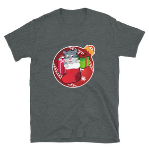 Christmas - Kitty - Short-Sleeve Unisex T-Shirt