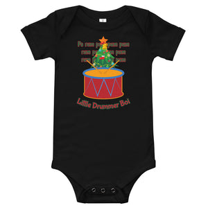 Christmas - Little Drummer Boi (Christmas Tree) Personalized Baby One Piece